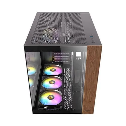 Antec CX800 Wood ARGB ATX Mid Tower Case (Black) - Image 5